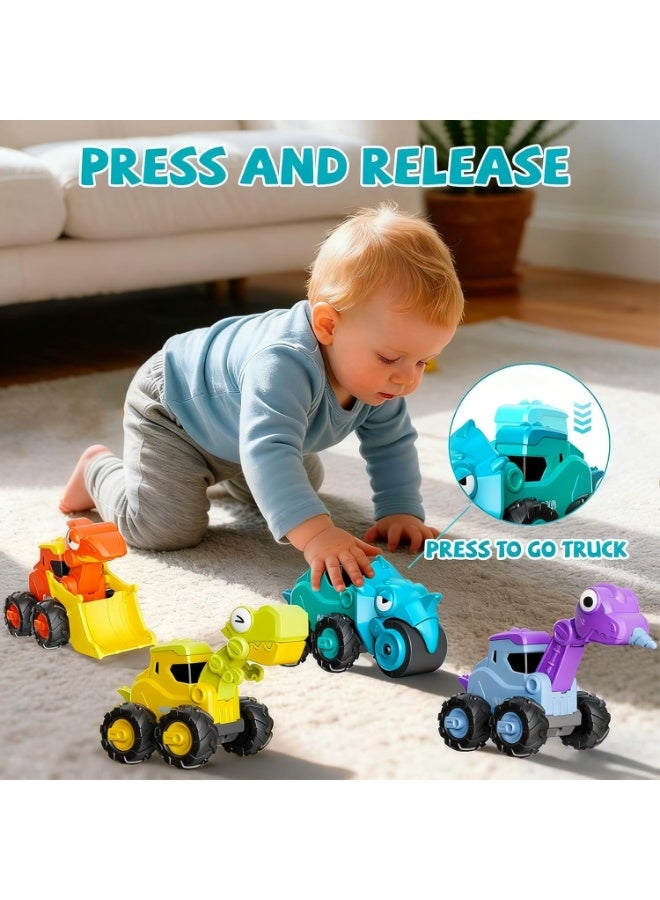 هالامودو قائمة المنتجات ذات الصلة 4 PCS ديناصور لعبة مركبات البناء مجموعة , بتيروداكتيل الجرافة , Triceratops الأسطوانة , T-Rex حفارة , 16 * 9 * 11.5 سم , 16 * 9 * 11.5 سم , 16 * 9 * 11.5 سم , 16 * 9 * 11.5 سم , 16 * 9 * 11.5 سم - Image 4