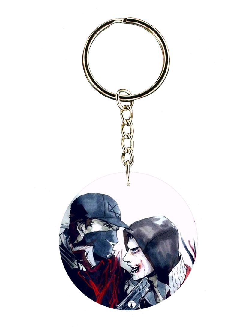 RKN Watch Dogs Double Side Printed Keychain