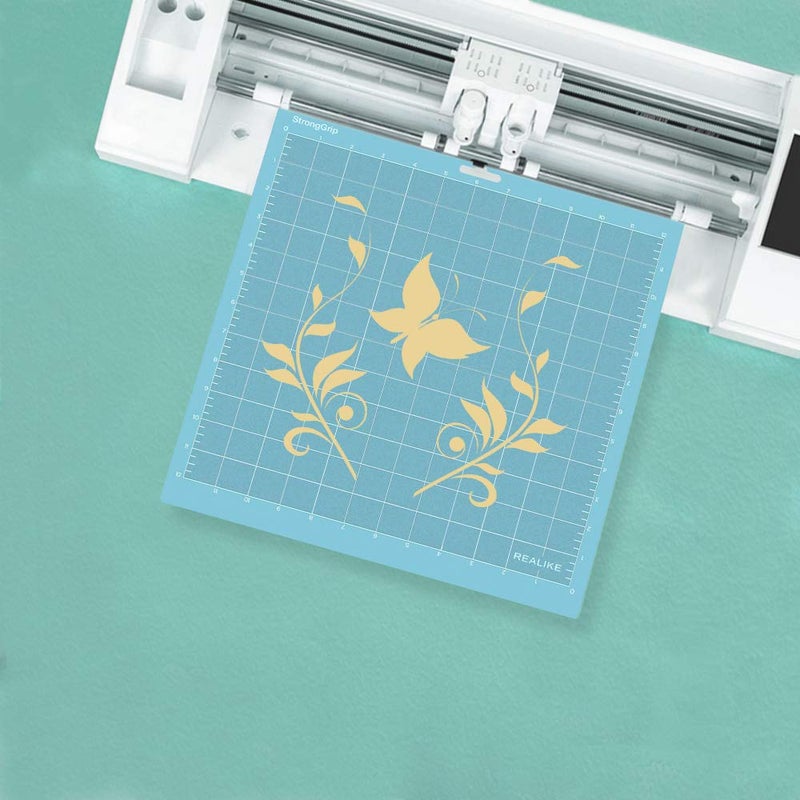 REALIKE 12X12 Lightgrip Cutting Mats for Silhouette Cameo 5/4/3/2/1(3 Mats) Gridded Adhesive Non-Slip Cut Mat for Crafts, Quilting, Sewing, Scrapbooking and All Arts - Image 5