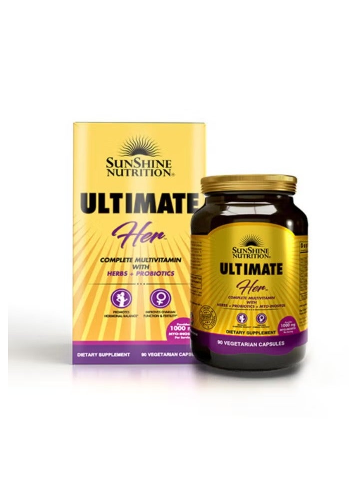 SUNSHINE NUTRITION Ultimate Her Multi Vitamin Capsule 90'S 