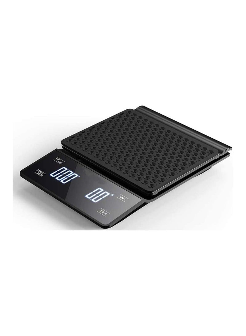 Dubkart Coffee Scale with Timer 3kg/0.1g High Precision Pour Over Drip Espresso Scale with Back-Lit LED Display (Batteries Not Included) - Image 1
