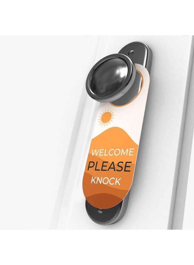 Double-Sided Door Hanger, Do Not Disturb & Welcome Please Knock Sign for Home & Hotel - Image 3