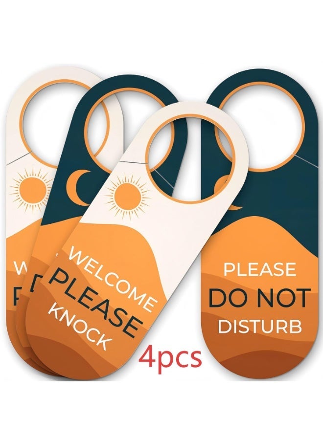 Double-Sided Door Hanger, Do Not Disturb & Welcome Please Knock Sign for Home & Hotel - Image 1