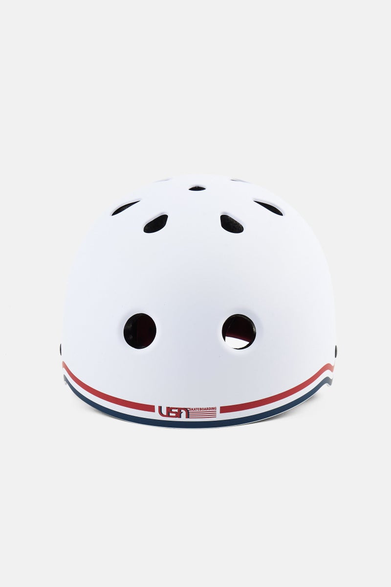 Pro-Tec Classic Cert Skate Boarding Helmet, White  - Image 4
