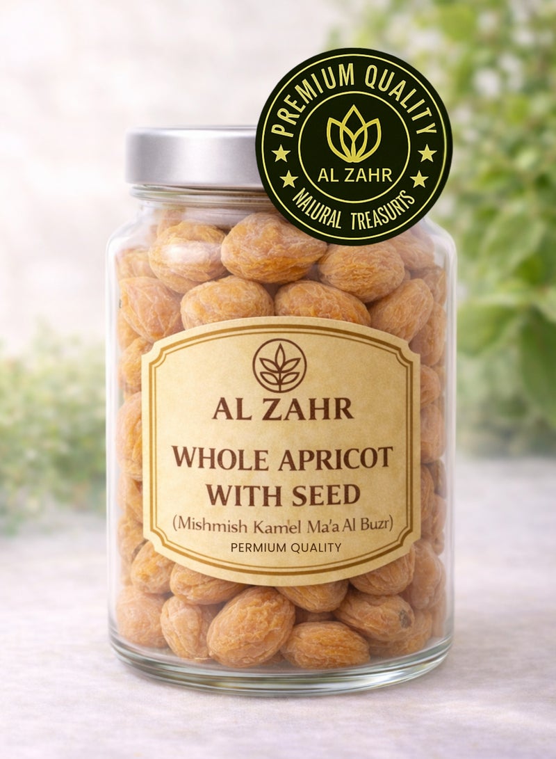 Zahr Dried Whole Apricot with Seed (Mishmish Kamel Ma’a Al Buzr) – Sun-Dried Apricot Fruit with Kernel | Premium Natural Whole Fruit | 100% Pure for Gardening, Horticulture, Botanical & Herbal Use - Image 2