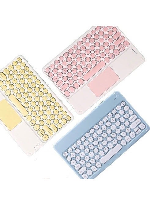 TahTicMer - Samsung Galaxy Tab S T800 T805 T807 Bluetooth Keyboard Touchpad Wifi Wireless Q Keyboard 10.5 Inch - Image 1