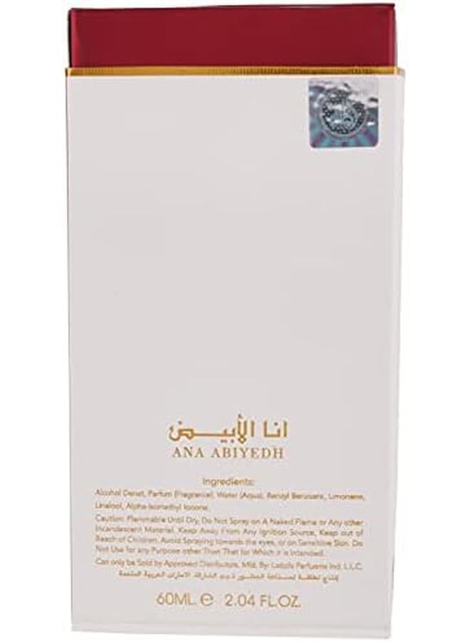 Lattafa Ana Abiyedh Rouge For Women Eau De Perfume 60 Ml - Image 3