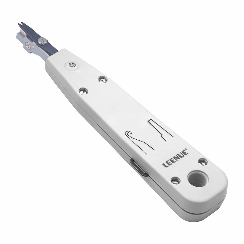 LEENUE Punch Down Tool, Multifunction Telephone Impact Terminal Insertion Tools Compatible with IDC Modules/Network Wire - Image 1