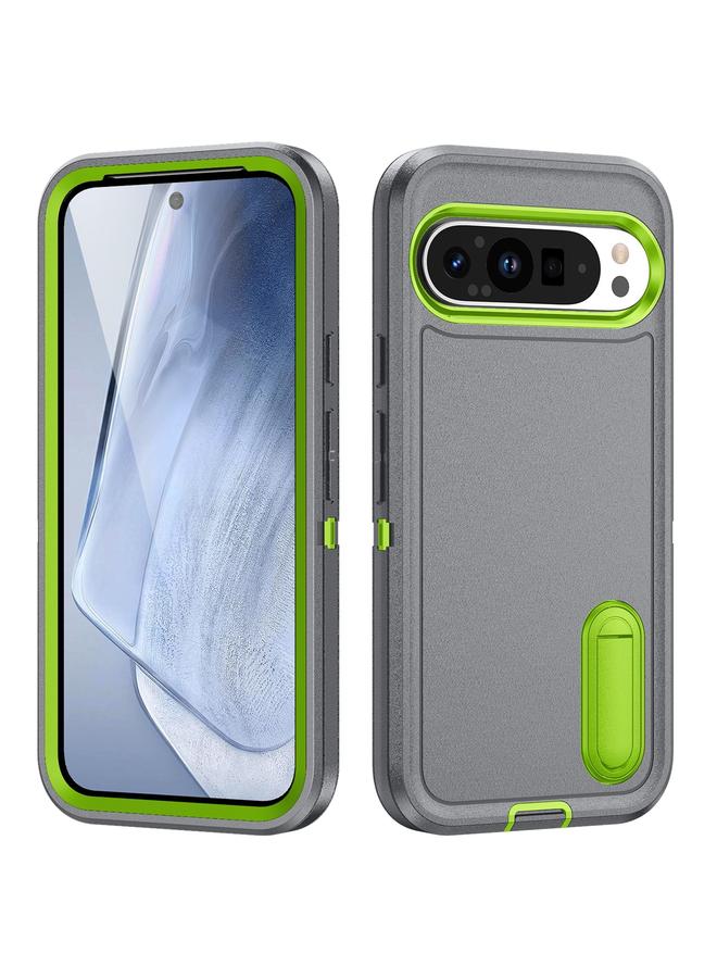 S-TOP Case For Google Pixel 9 Pro Rugged PC + Silicone Phone Case with Holder - Image 1
