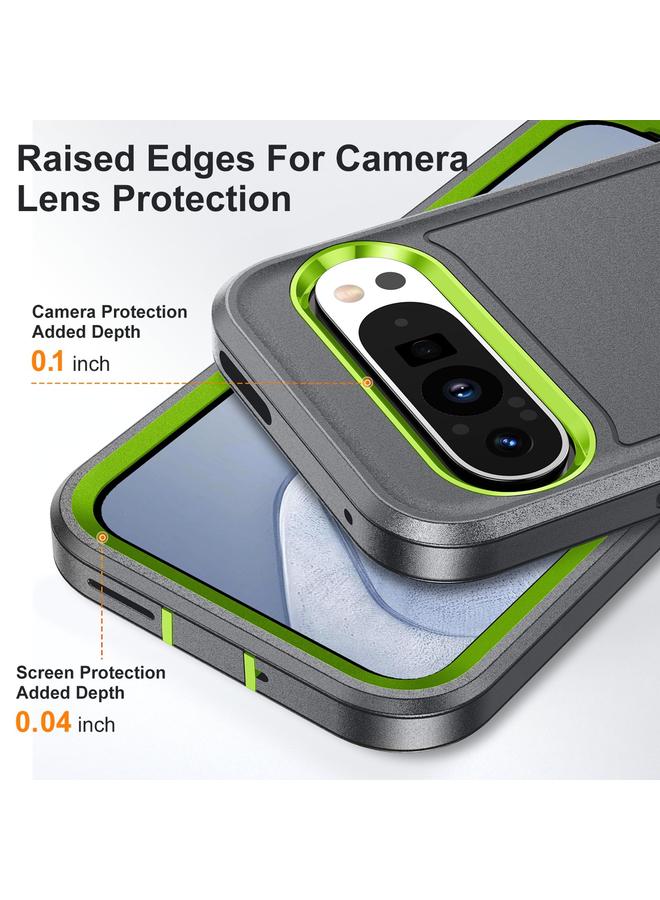 S-TOP Case For Google Pixel 9 Pro Rugged PC + Silicone Phone Case with Holder - Image 5
