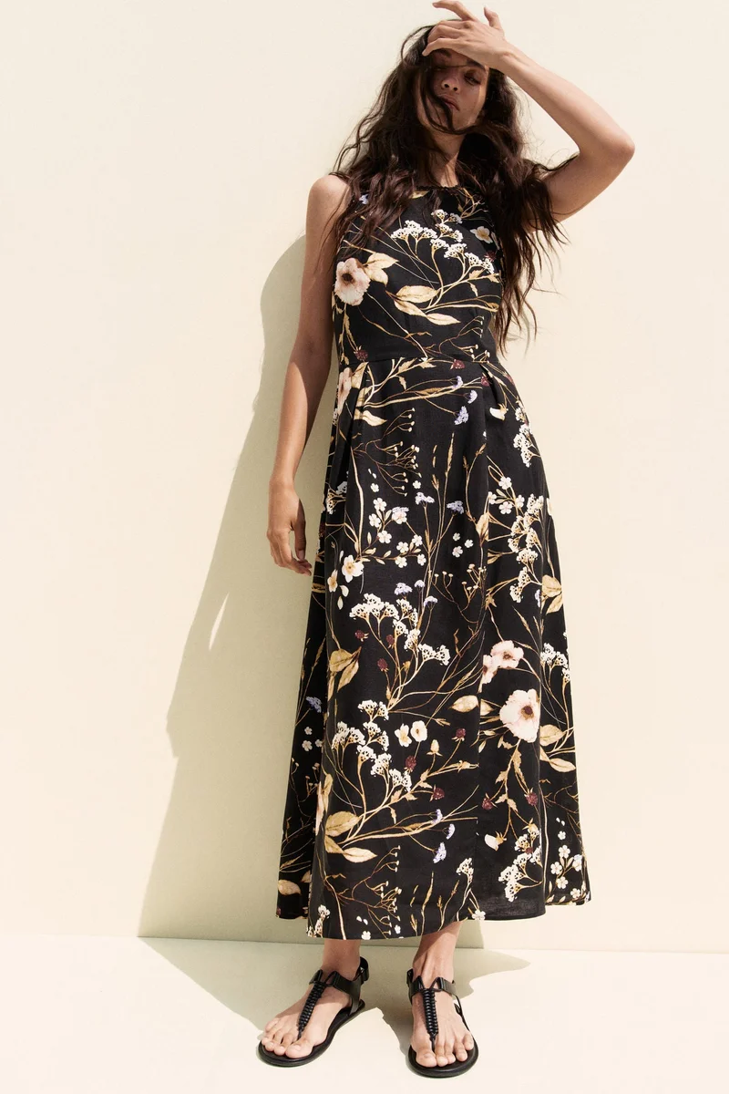 H&M Linen-blend dress