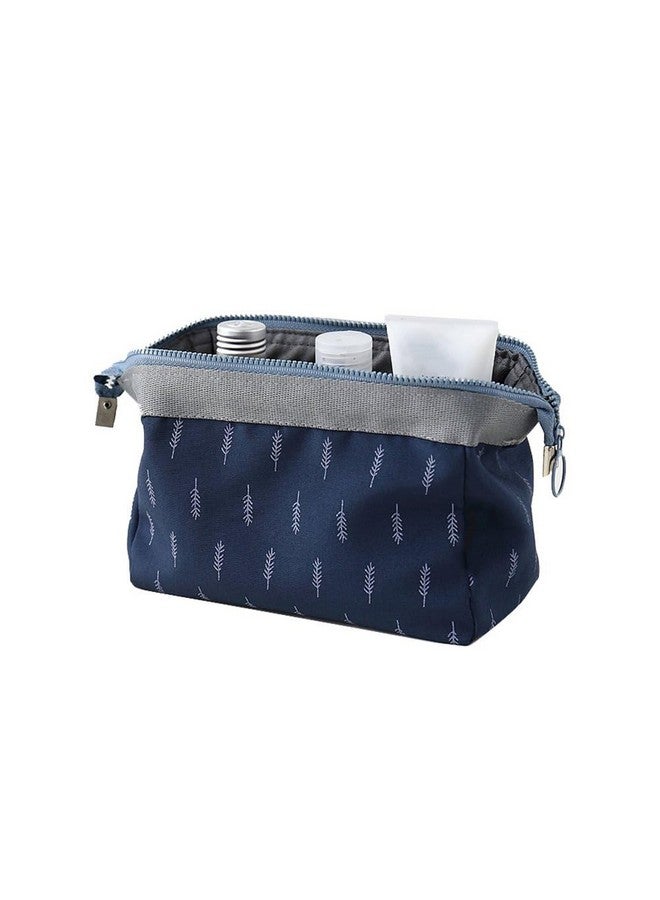 PUSHKH Travel Cosmetic Pouch Portable Makeup Organizer Toiletry Zipper Bags for Women Ladies Girls, Pack of 2 - Image 5