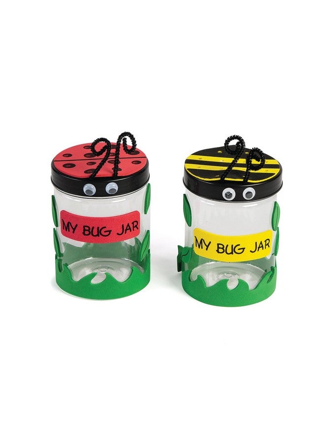 Fun Express Plastic Bug Jar Craft Kit - Crafts for Kids and Fun Home Activities - VBS Vacation Bible School Supplies/Decor - Image 1
