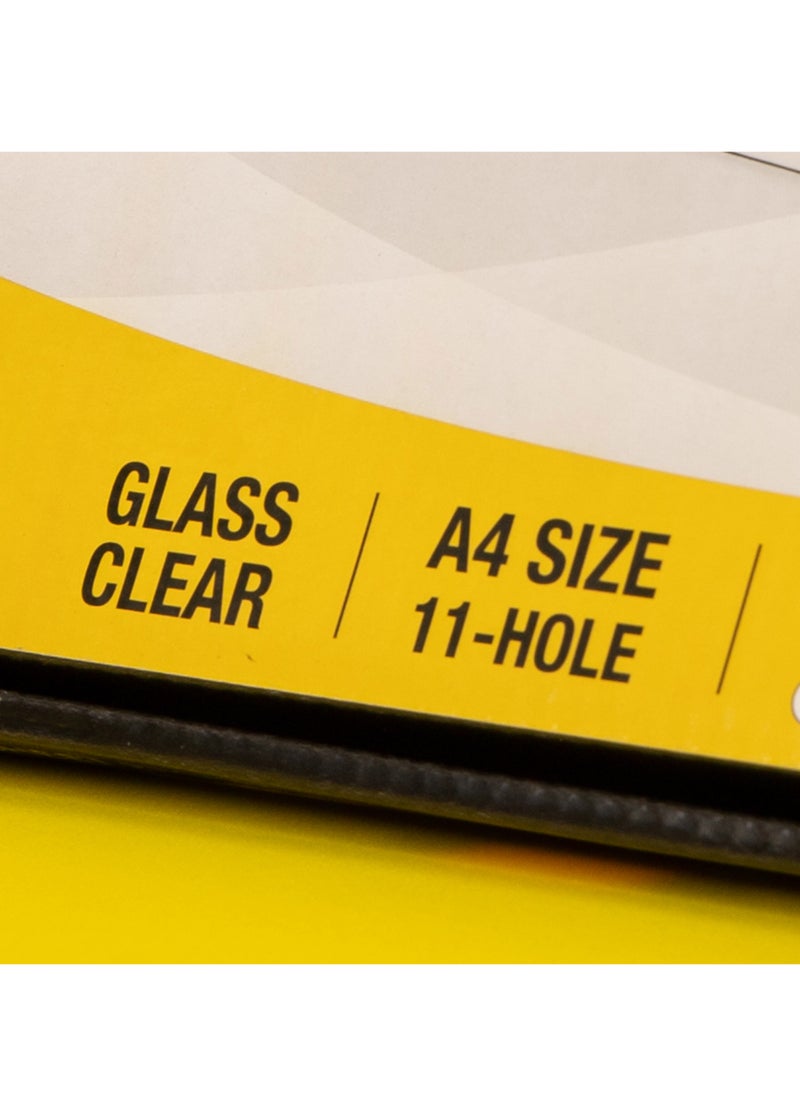 PRIMA Clear 100-Pack A4 Sheet Protectors for Documents, Acid-Free PVC-Free Polypropylene 0.05 mm, Top-Load | Pre-Punched 11-Hole A4 for 3-Ring Binders sheet protector a4 - Image 5
