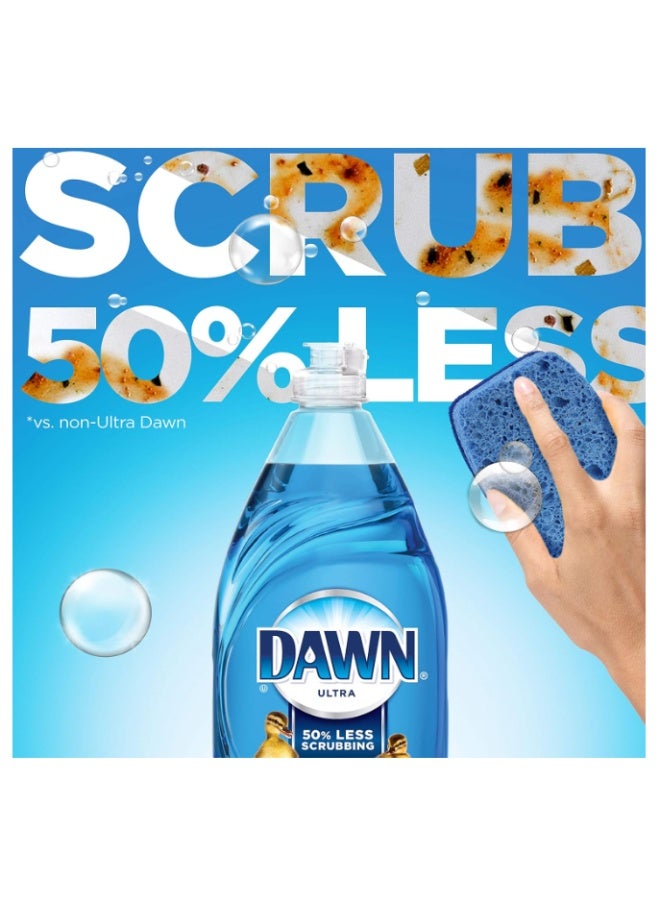 دون سائل غسيل الأطباق داون ألترام صابون، الرائحة الأصلية، 19.4 أونصة سائلة (حزمة من قطعتين) - Image 5
