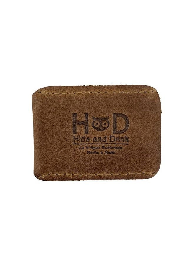 Hide & Drink - Leather Double Edge Safety Razor Head Protective Sheathshaving Travel Cover Handmade Includes 101 Year Warranty :: Single Malt Mahogany - Image 1