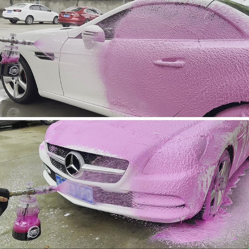 Bear Force 1/4" Quick Release Pressure Washer Snow Foam Cannon Lance Gun-1L Bottle, 5 Color Nozzles Tips, and Adjustable Foam Lance Gun, Water Gun M22-14mm, Perfect for Car Wash and Courtyard Cleaning Diverse purchase plan - Image 4