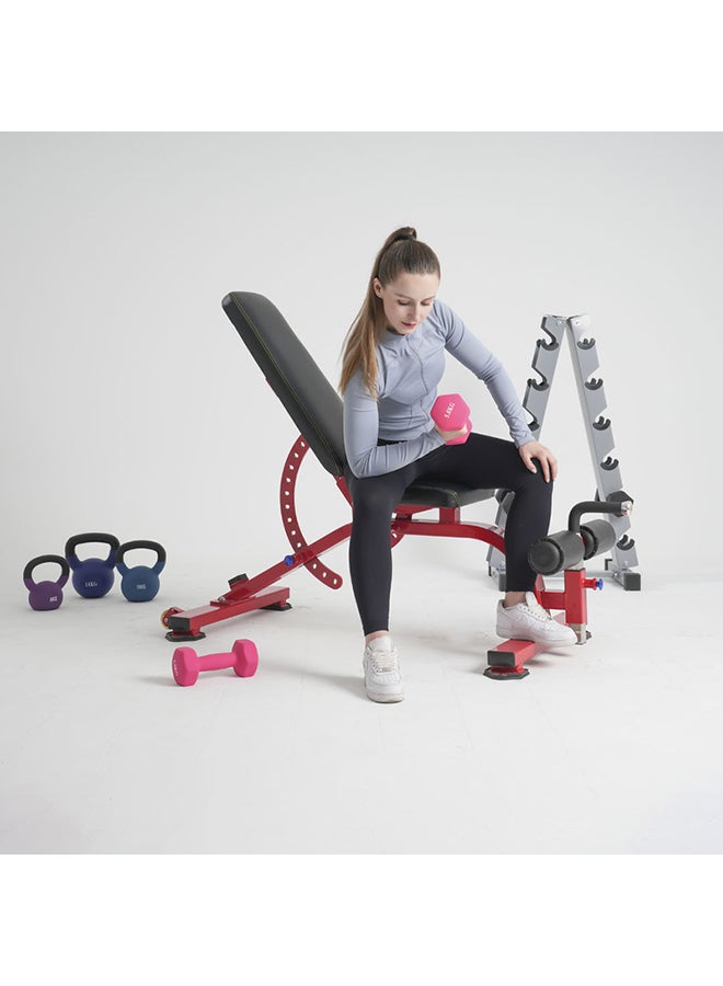 Marshal Fitness Commercial Multi-Function Adjustable Bench, Strength Training Equipment, 13 Backrest Adjust Levels, 4 Seat Adjust Levels, Max Weight Capacity 150kg - Image 1
