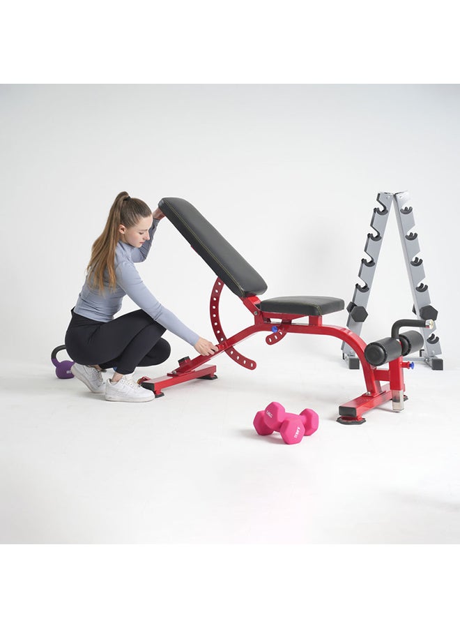 Marshal Fitness Commercial Multi-Function Adjustable Bench, Strength Training Equipment, 13 Backrest Adjust Levels, 4 Seat Adjust Levels, Max Weight Capacity 150kg - Image 3