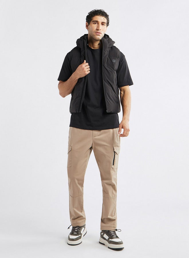 سبلاش فيڤ تيشيرت بأكمام قصيرة وياقة مستديرة وطبعات - Image 2