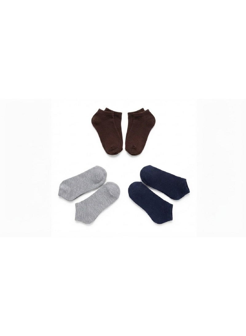 Tropical Kid's Unisex Multicolor  Low-Cut / Ankle Socks (Pack of 3) assorted - Image 4