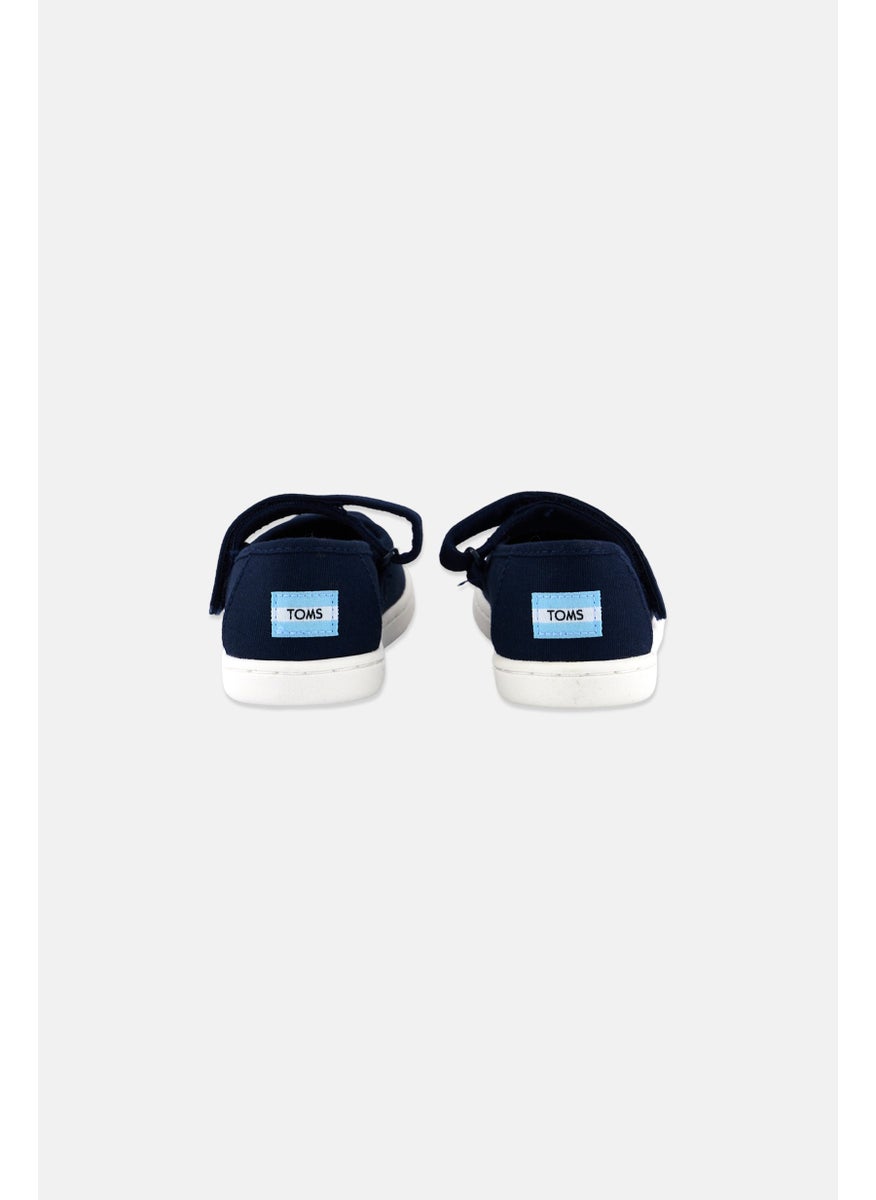 TOMS Toddlers Girl Mary Jane Velcro Casual Shoes, Navy  - Image 4