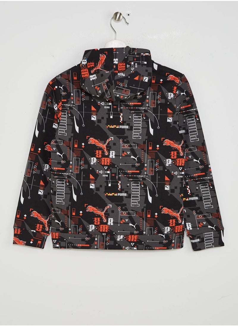 PUMA - Kids Essential Futureverse Aop Hoodie Fl - Image 1