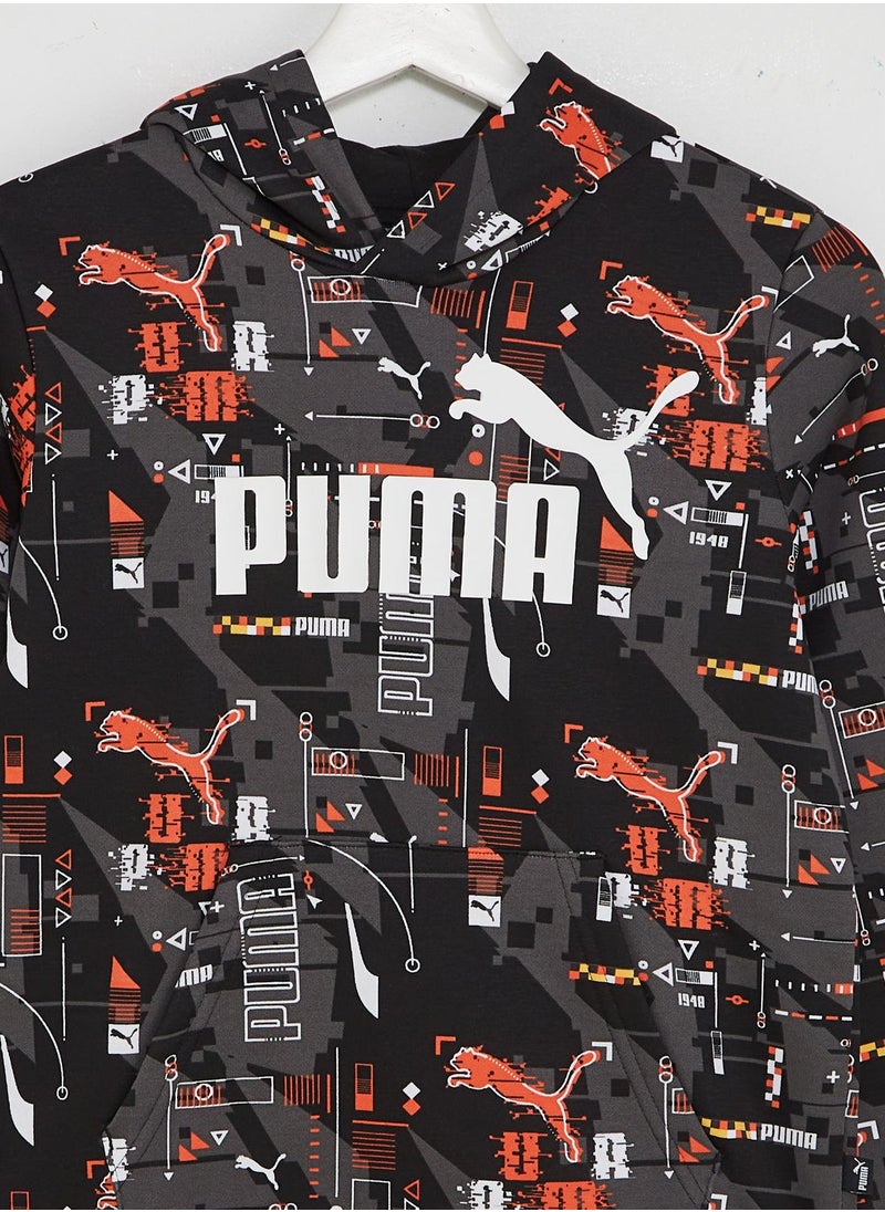 PUMA - Kids Essential Futureverse Aop Hoodie Fl - Image 1