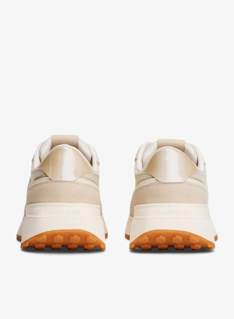 TOMMY JEANS Beige Cleated Runner for Women | Best Price UAE