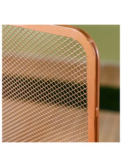 DANUBE HOME Metal Fire Screen Protective Fireplace Screen Fence Decorative Mesh For Outdoor Or Indoor 100x30.5x120.5 cm  - Image 3