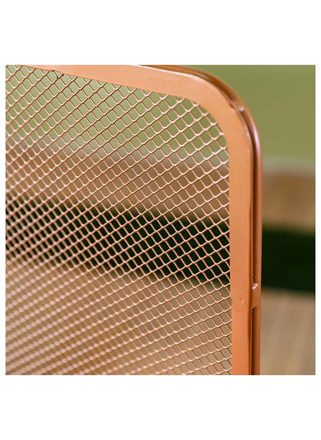 DANUBE HOME Metal Fire Screen Protective Fireplace Screen Fence Decorative Mesh For Outdoor Or Indoor 100x30.5x120.5 cm  - Image 3