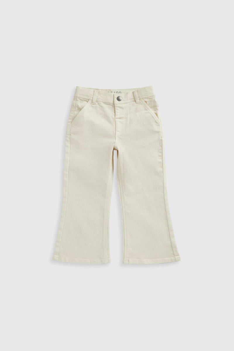 mothercare Ecru Wide-Leg Jeans