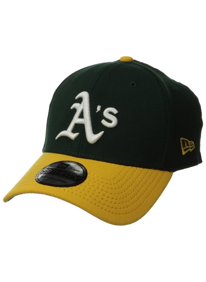 NEW ERA - Mlb Oakland Athletics Team Classic Home 39Thirty Stretch Fit Cap Green Small/Medium - Image 1