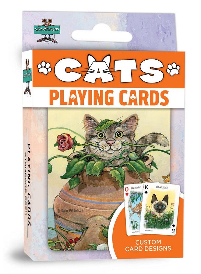 MasterPieces MasterPieces Officially Licensed Cats Playing Cards - 54 Card Deck for Adults - Image 1