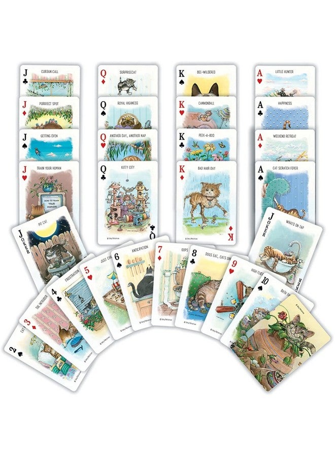 MasterPieces MasterPieces Officially Licensed Cats Playing Cards - 54 Card Deck for Adults - Image 5