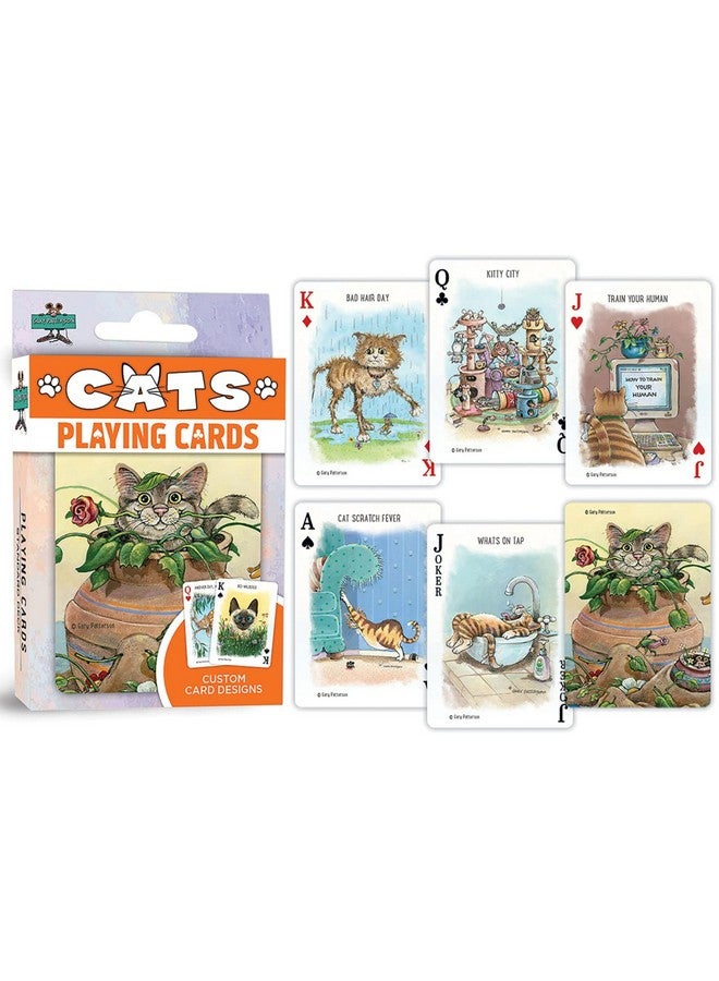 MasterPieces MasterPieces Officially Licensed Cats Playing Cards - 54 Card Deck for Adults - Image 3