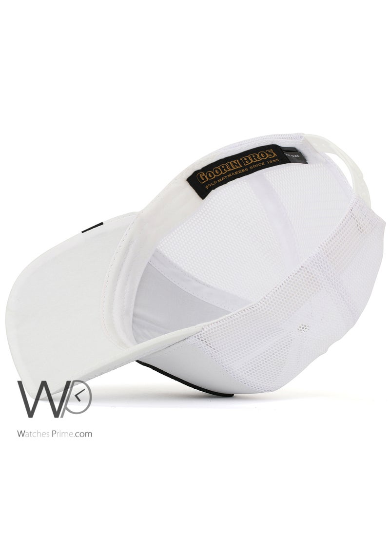 Goorin Bros Bunny Trucker Mesh Cap White Color Cotton Hat For Men