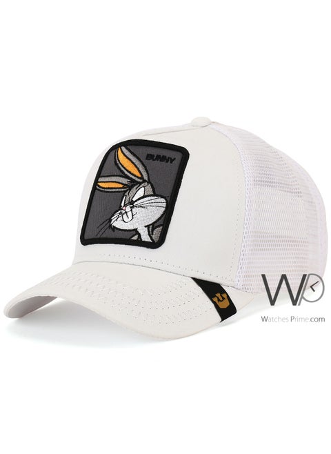 Goorin Bros Bunny Trucker Mesh Cap White Color Cotton Hat For Men