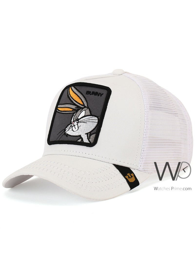 Goorin Bros Bunny Trucker Mesh Cap White Color Cotton Hat For Men