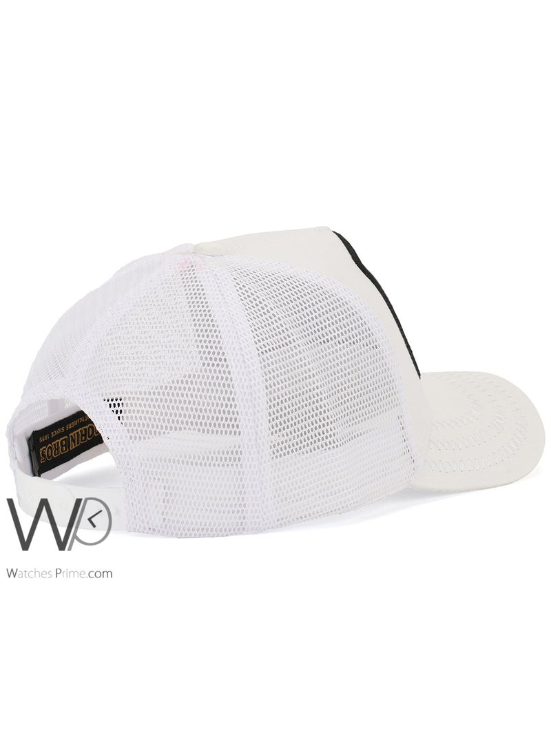 Goorin Bros Bunny Trucker Mesh Cap White Color Cotton Hat For Men