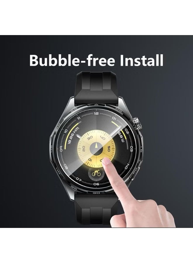 2 Pack Screen Protector for Huawei Watch GT 4 46mm, with Auto-Alignment Installation Kit, HD Scratch-Resistant Tempered Glass Screen Protector for Huawei Watch GT 4 46mm - Image 4