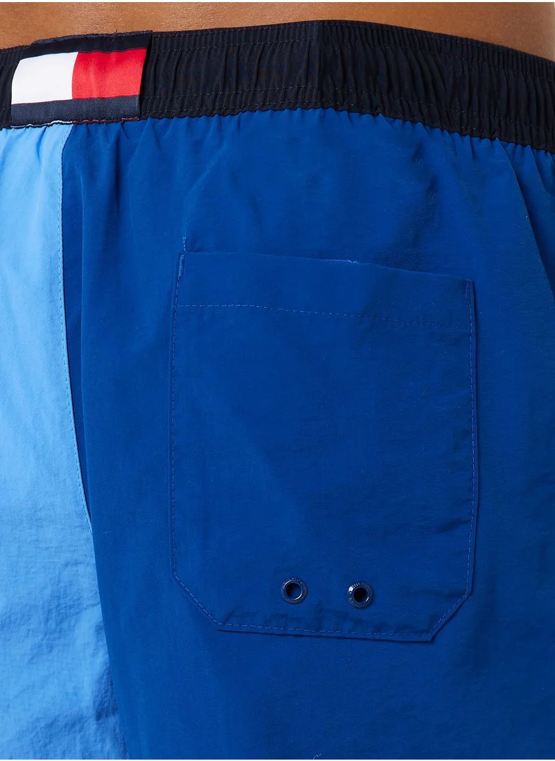 TOMMY HILFIGER Color Block Drawstring Swim Shorts