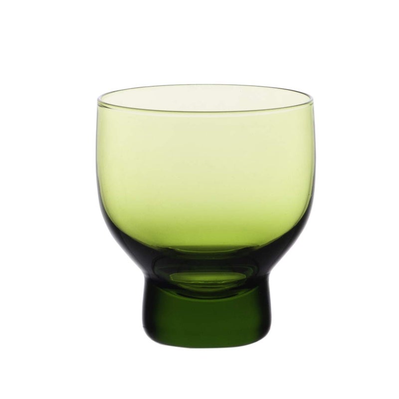 Hinomaru Collection Hinomaru Collection Japanese Cold Sake Glass Cups Ochoko Set of 6 Cold Sake Chilled Server Home or Restaurant Use (3 oz Cup Green)  - Image 2