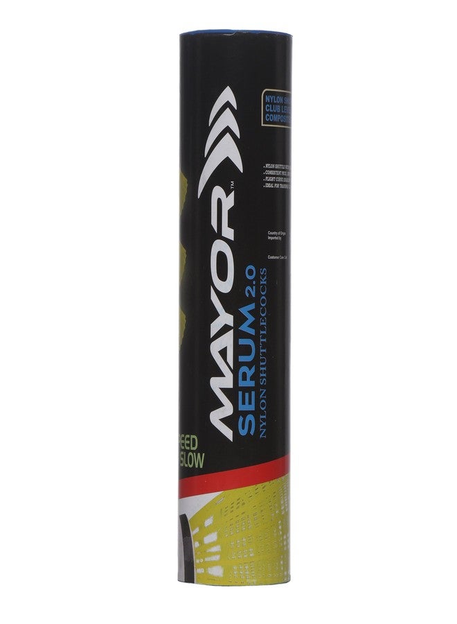 Mayor MSC910 Serum 2.0 Nylon Shuttlecock (Yellow)