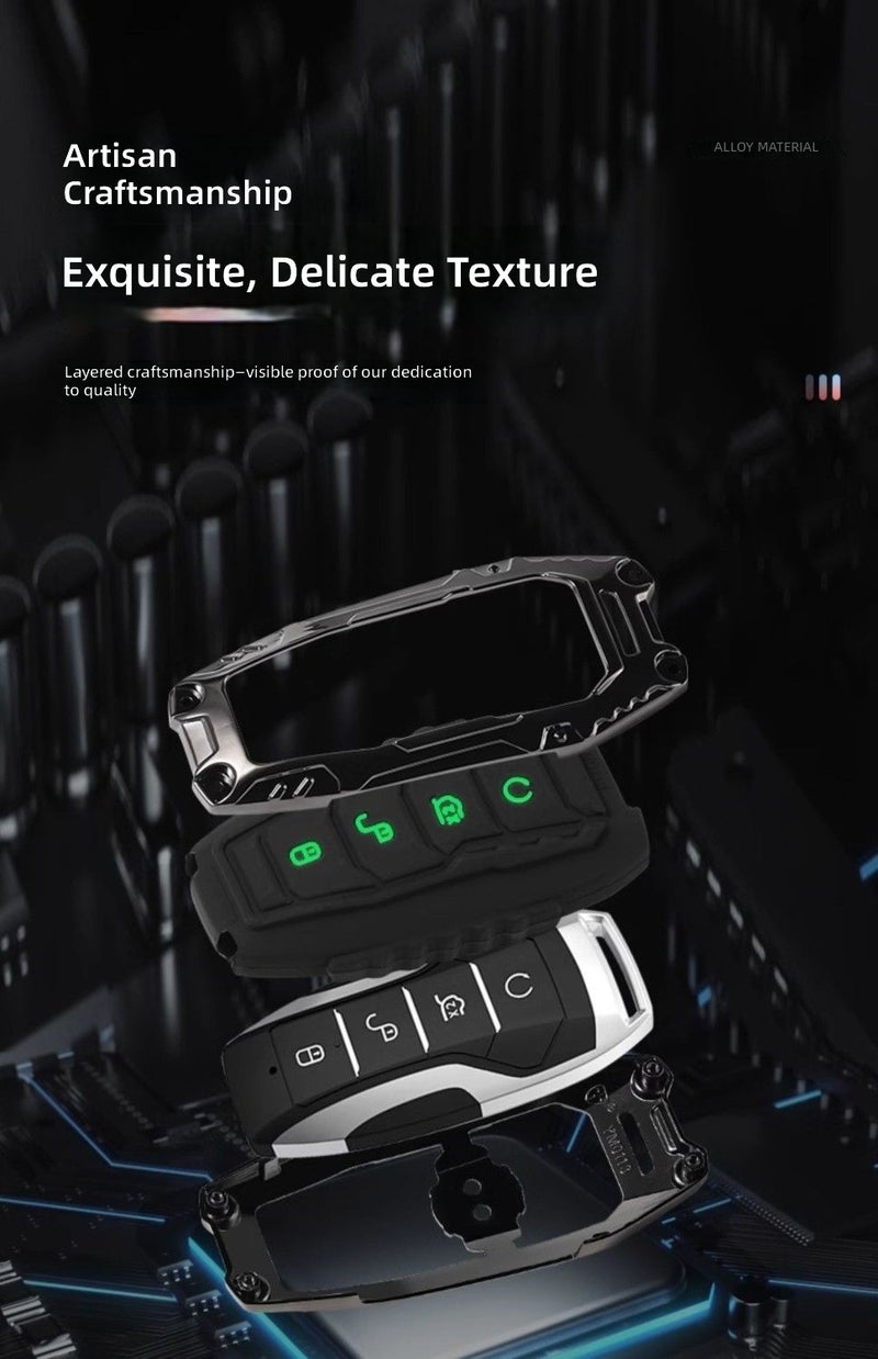بي واي دي غلاف مفتاح من سبائك الزنك من Stylbo لسيارات BYD هان، دولفين، سيغول، سونغ بلس DM-i، يوان بلس، تانغ، سونغ برو، تشين بلس - Image 3