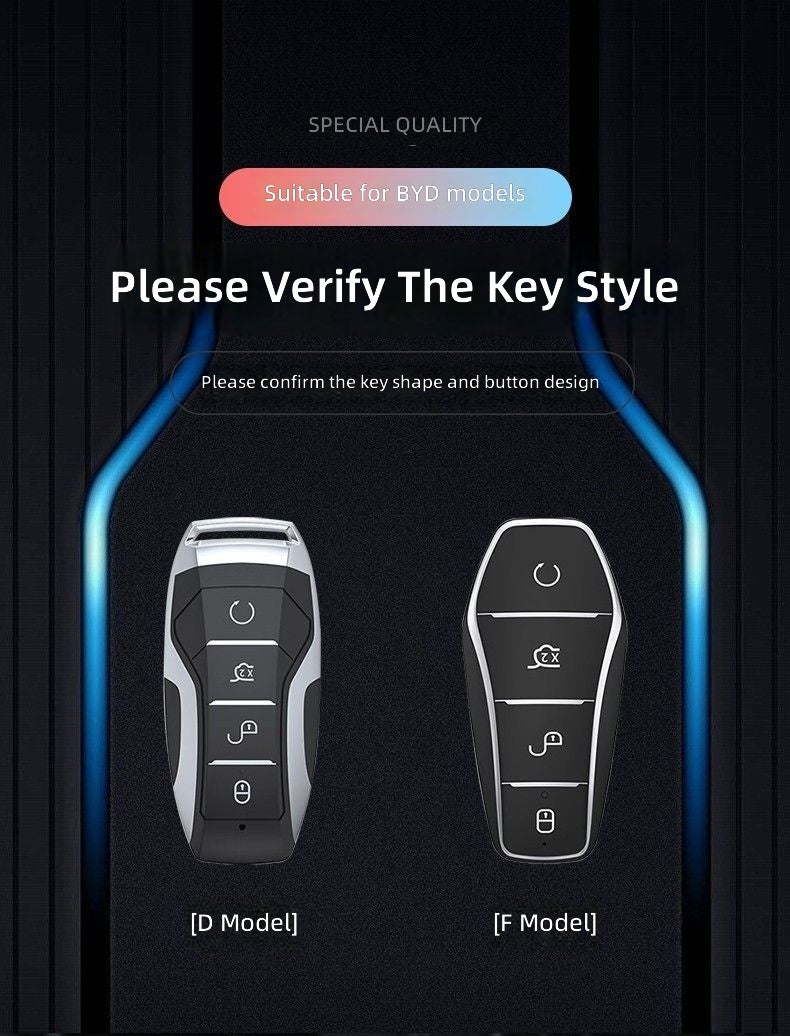 بي واي دي غلاف مفتاح من سبائك الزنك من Stylbo لسيارات BYD هان، دولفين، سيغول، سونغ بلس DM-i، يوان بلس، تانغ، سونغ برو، تشين بلس - Image 2
