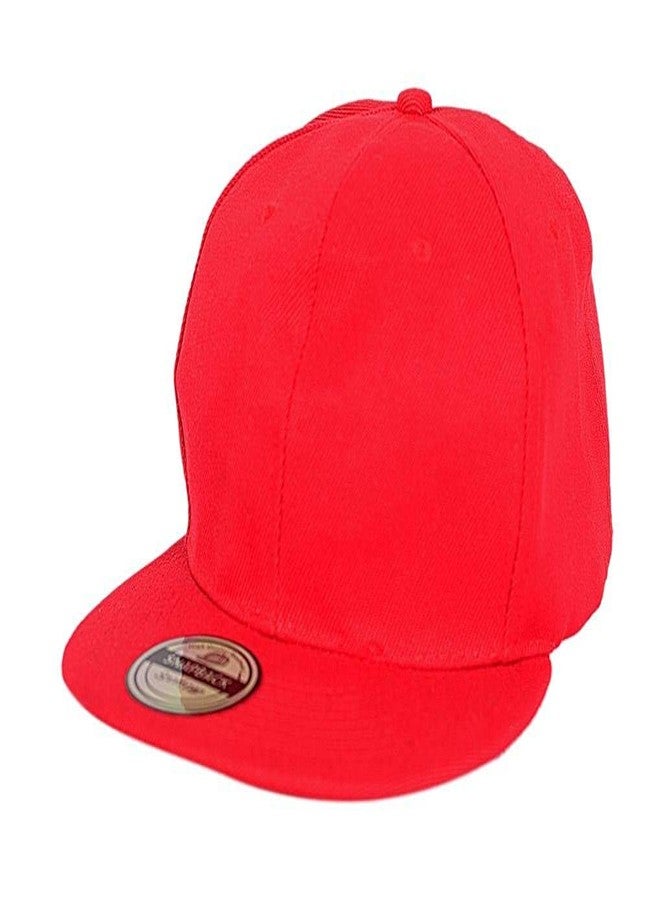 V3E Red Cap for Girl/Snapback Cap/Baseball Caps/Hip Hop Cap - Image 1