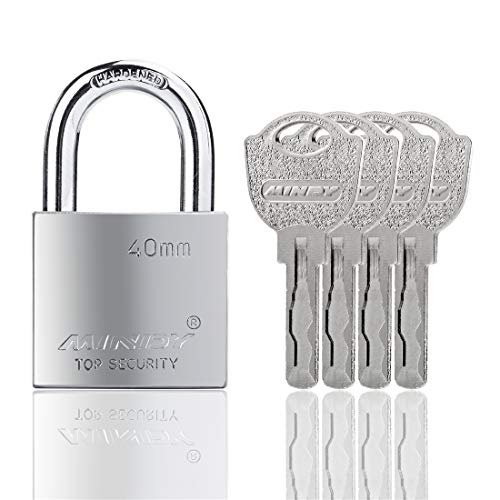 Mindy 40mm Heavy Duty Lock Warehouse Waterproof Keyed Padlock High Security Padlock with 4 Keys - Image 1
