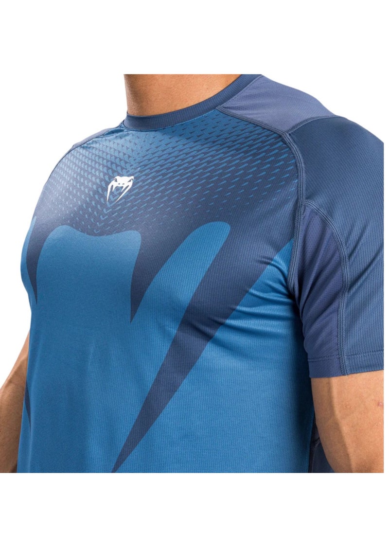 VENUM - VENUM ATTACK MENS DRY-TECH T-SHIRT NAVY BLUE - Image 1