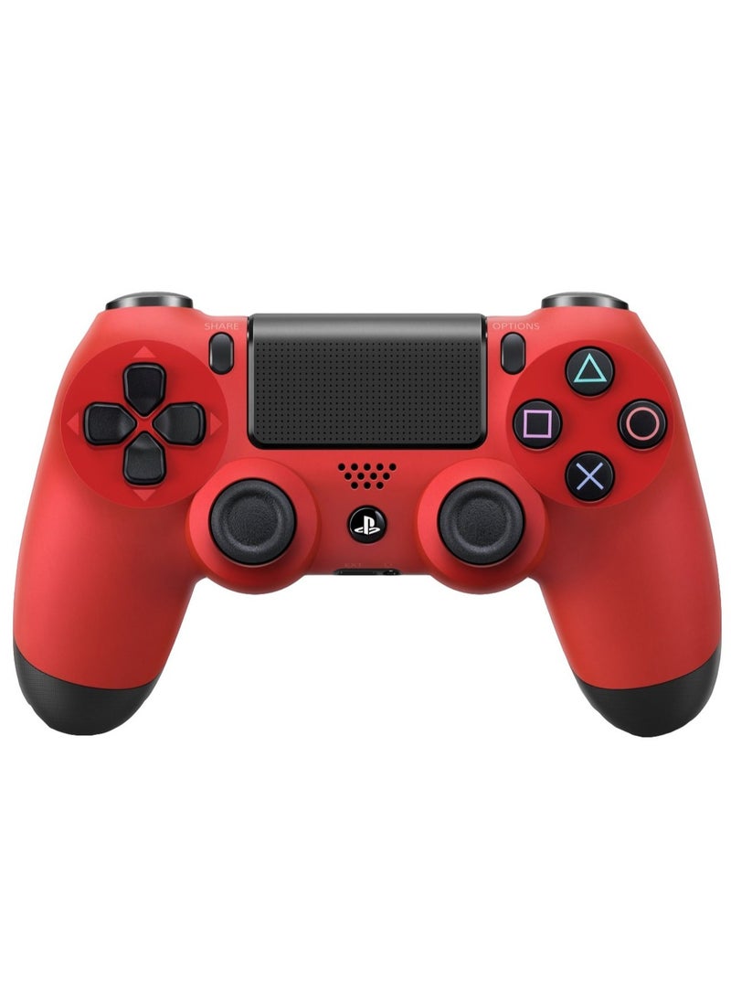 LIXES Wireless DualShock 4 Controller for PS4 - Vibration Feedback, Motion Sensors, Touchpad, Light Bar, Share Button & Speaker for Ultimate Gaming Experience (RED)  - Image 1